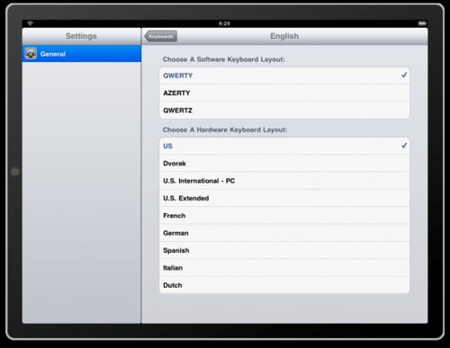 alt="iPad Simulator - Keyboard Layout"