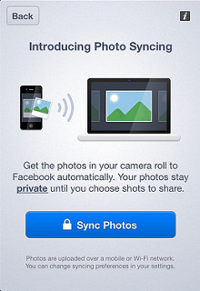 alt="Photo Sync for Facebook iOS"