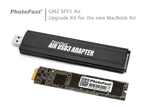 alt="PhotoFast MacBook Air Upgrade Kit"