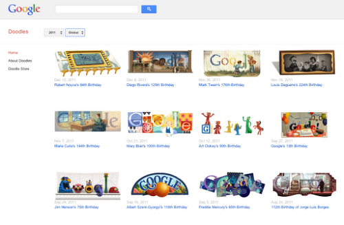 alt="Google Doodles"