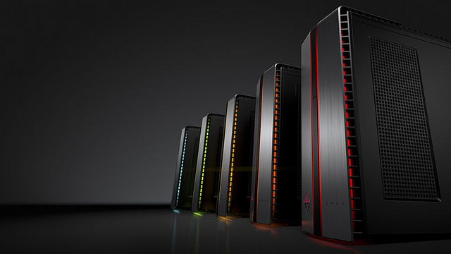 alt="OMEN by HP Desktop PC with  LED_Left Facing"