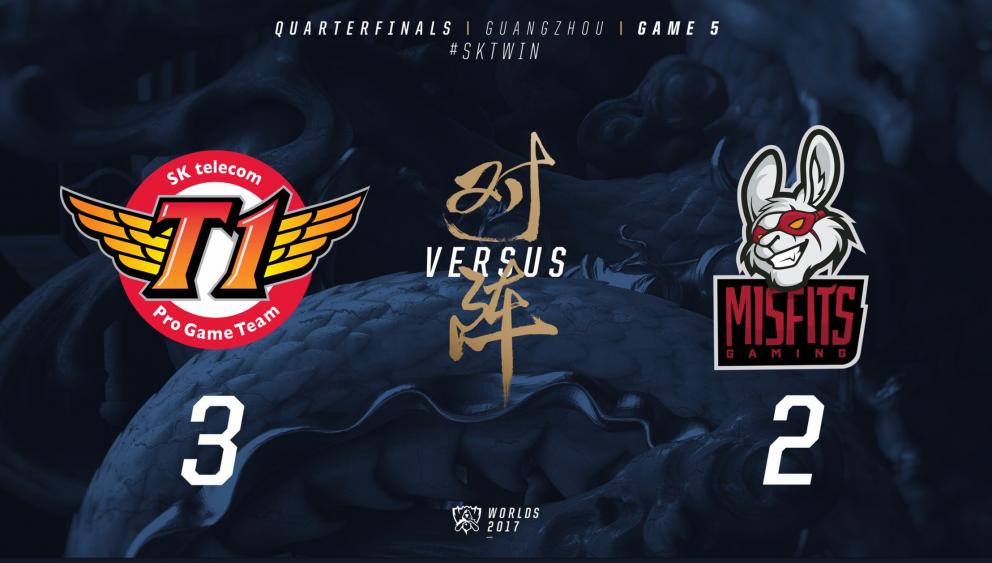 alt="SK telecom T1 VS Misfits Gaming"