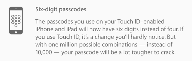 alt="6-digit passcodes"