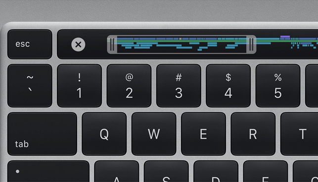 Keyboard of MacBook Pro 16