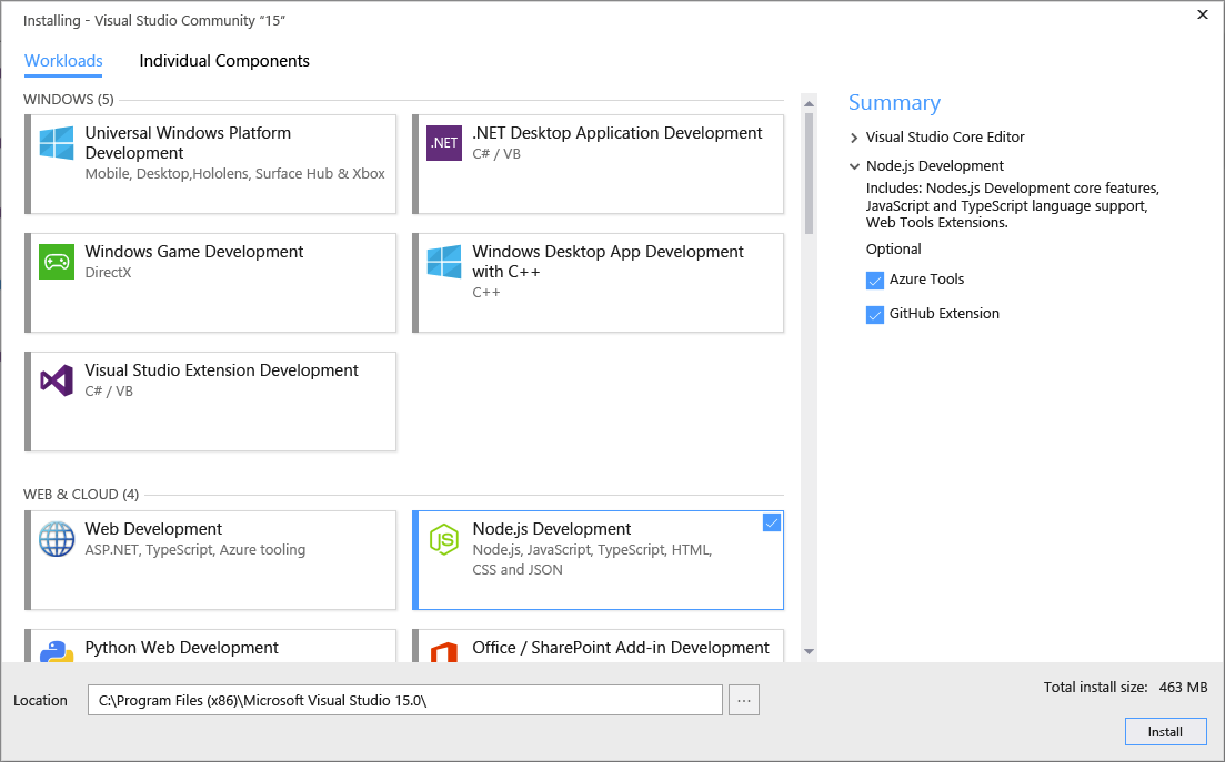 Instalar visual studio 2019