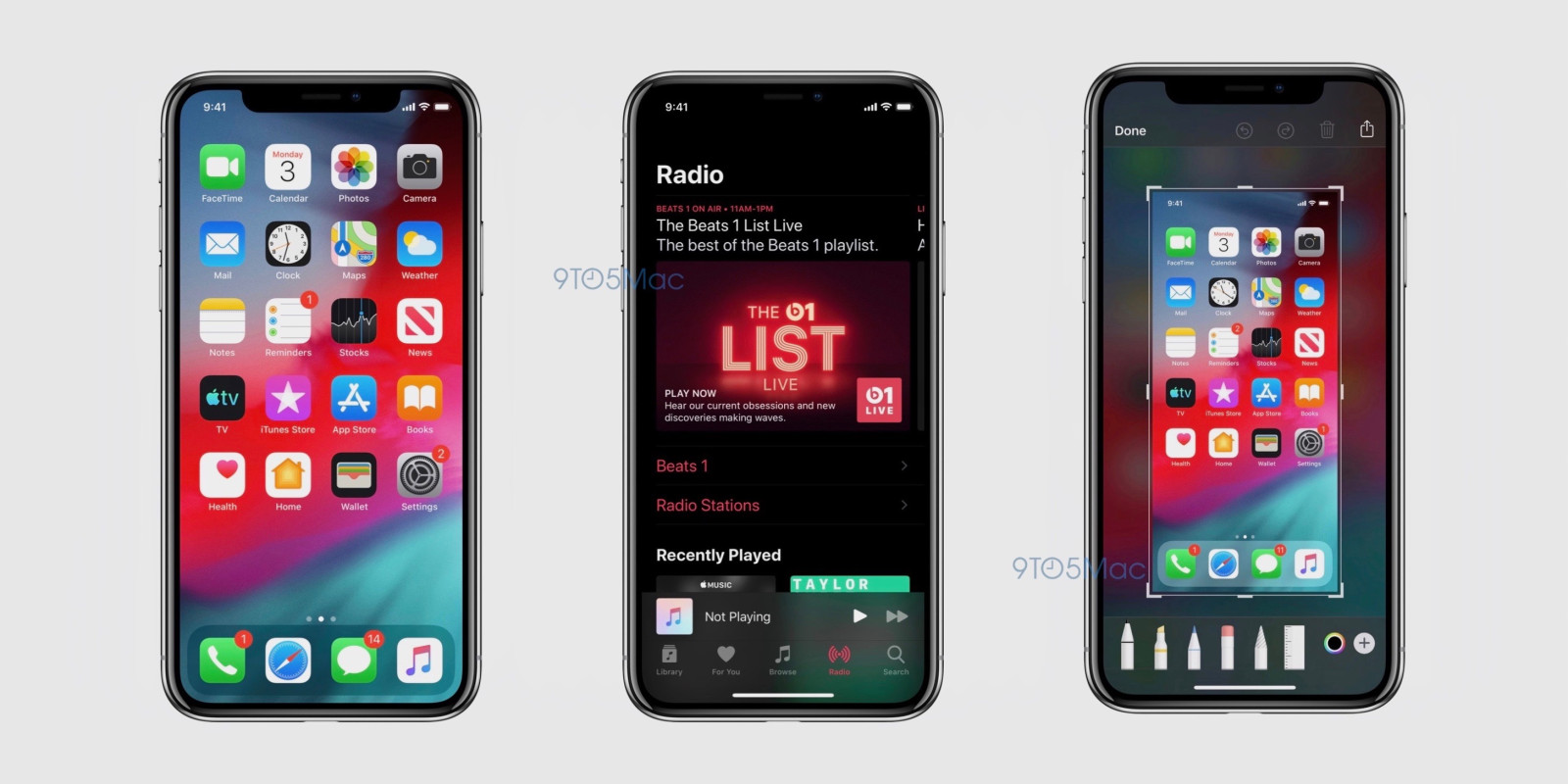 alt="iOS 13 Screenshot from 9to5Mac"