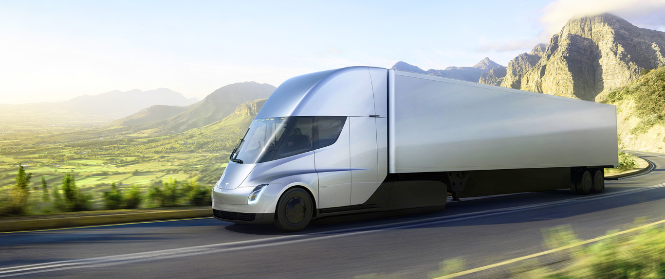 Elon musk tesla on sale semi