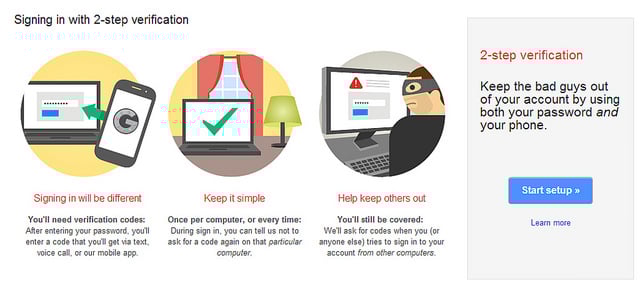 เพิ่มความปลอดภัยให้บัญชี Google ด้วยการเปิดใช้ระบบล็อกอินสองชั้น (2-Step Verification) | Blognone เพิ่มความปลอดภัยให้บัญชี Google ด้วยการเปิดใช้ระบบล็อกอินสองชั้น (2-Step Verification) | Blognone