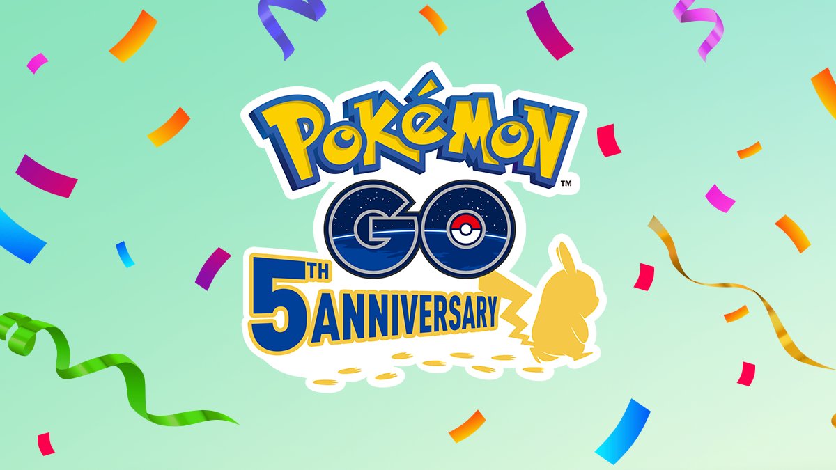 alt="Pokémon GO 5th Anniversary"
