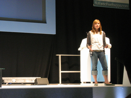 alt="Leah Culver at FOWA 2007"