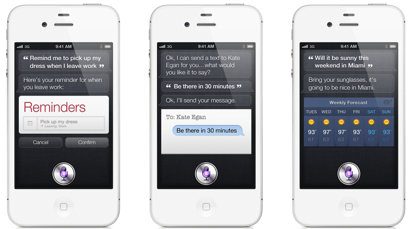 alt="Siri on iPhone 4S"