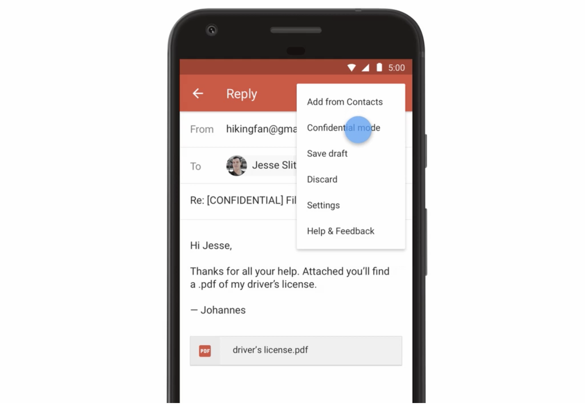 Gmail บน Ios และ Android รองรับฟีเจอร์ส่งอีเมลแบบ Confidential Mode แล้ว |  Blognone