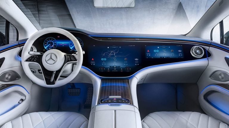 MBUX Hyperscreen 55 Mercedes