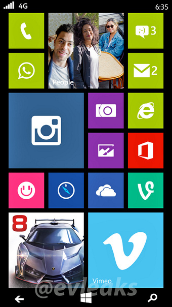 alt="Screenshot of Lumia 635 Leaked"