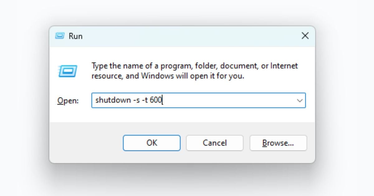 alt="วิธีตั้งเวลาปิดคอม Windows 10-11 Run"
