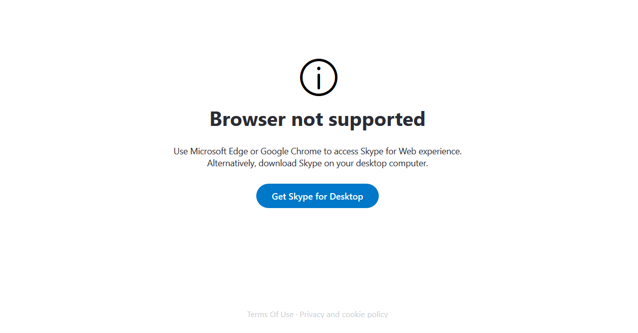 alt="Skype on other browser"