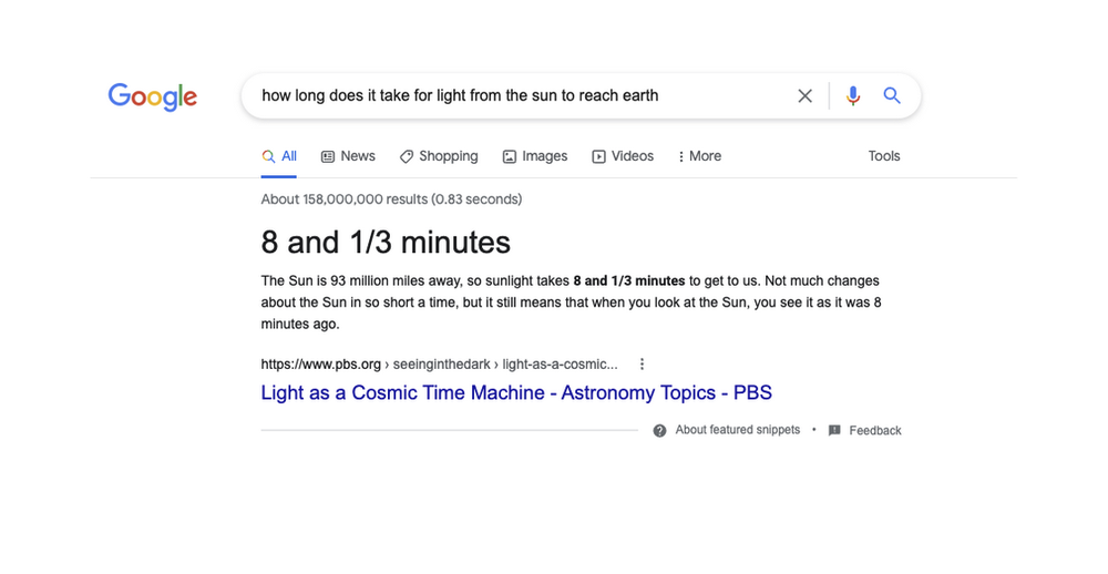 alt="Google Search Snippets"