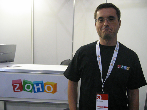 alt="ZOHO at FOWA"