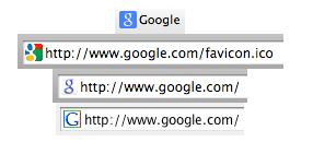 alt="Google favicons"