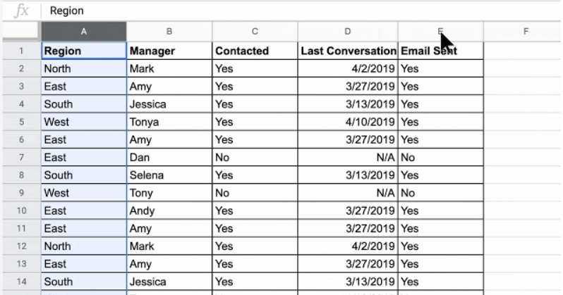 alt="Google Sheets"