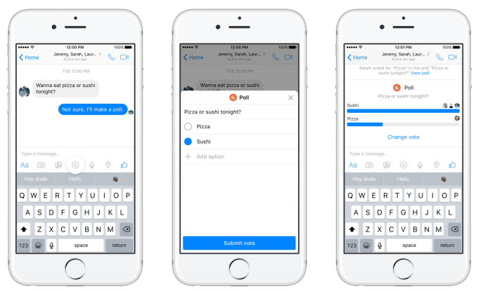 ฟีเจอร์ใหม่ Facebook Messenger: สร้างโพลล์ในแชทกลุ่ม, ใช้ AI หาคำทวงเงินและกดจ่ายได้เลย | Blognone ฟีเจอร์ใหม่ Facebook Messenger: สร้างโพลล์ในแชทกลุ่ม, ใช้ Ai หาคำทวงเงินและกดจ่ายได้เลย | Blognone