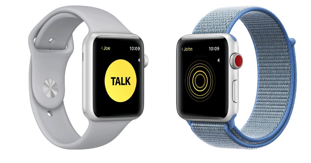 alt="Walkie Talkie on Apple Watch"