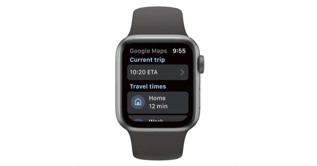 alt="Google Maps on Apple Watch"