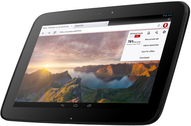 alt="Opera Android Tablet"