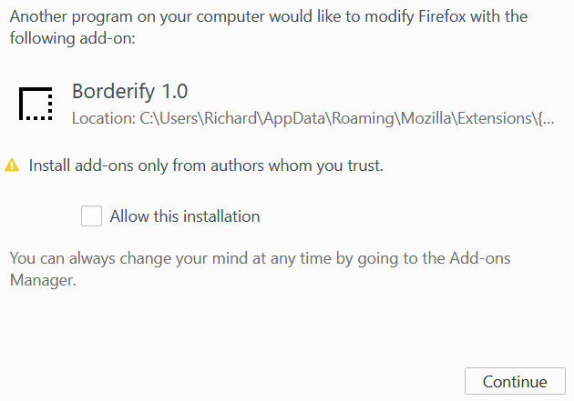 Firefox จะปิดไม่ให้ติดตั้งส่วนขยายแบบ Sideloading ด้วยเหตุผลเรื่องความปลอดภัย | Blognone Firefox จะปิดไม่ให้ติดตั้งส่วนขยายแบบ Sideloading ด้วยเหตุผลเรื่องความปลอดภัย | Blognone
