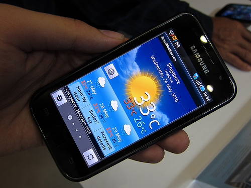 alt="Galaxy S - Weather"