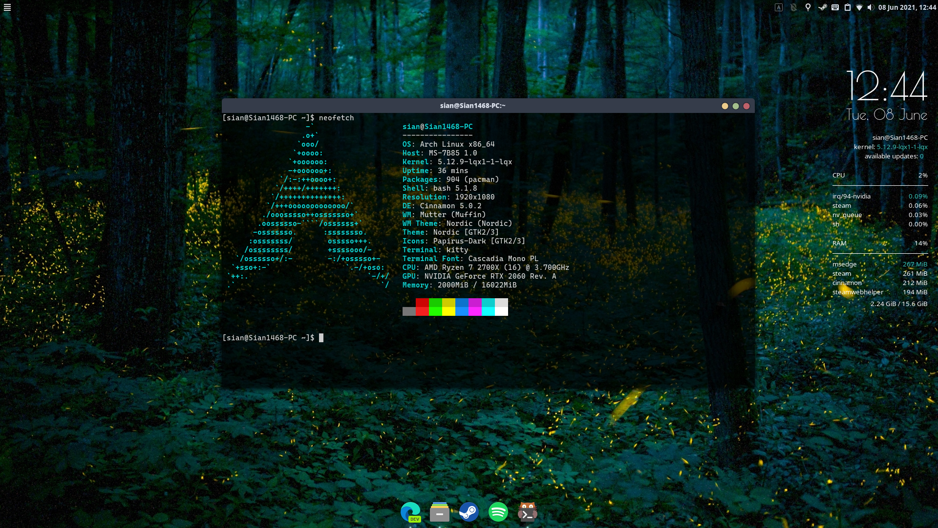 alt="Arch Linux Screenshort"