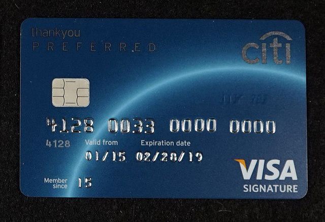 alt="Chip-enabled Citi Thank You Preferred Visa Signature Credit Card"