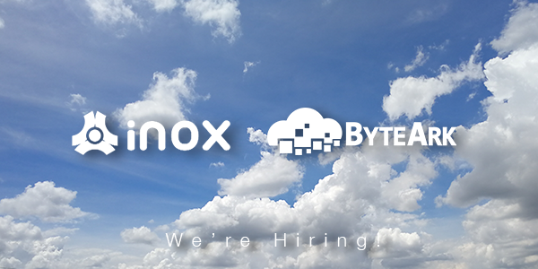 alt="INOX and ByteArk is hiring!"