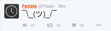 alt="@Pebble's Tweet"