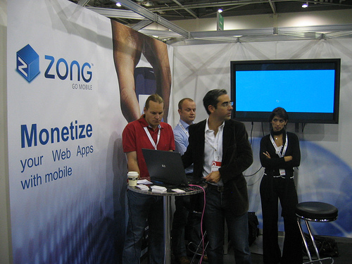 alt="Zong Booth @ FOWA"