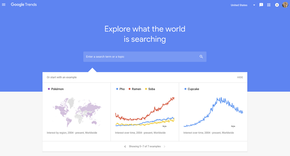Google Trends ปรับปรุงใหม่ เพิ่มประเภทอินโฟกราฟิก, เน้นแสดงเรื่องราวที่กำลังเป็นที่นิยม | Blognone
