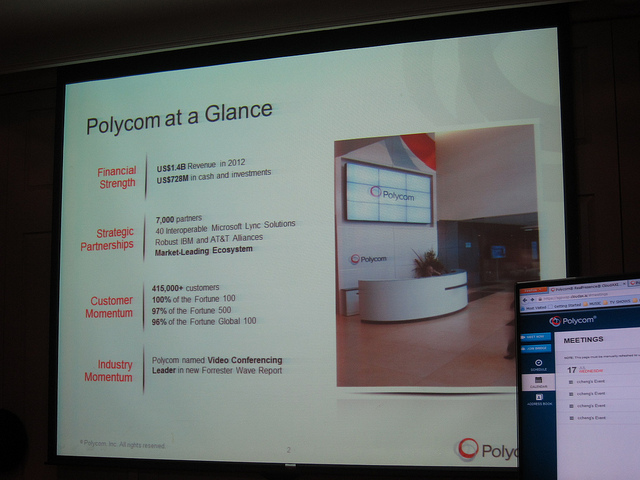 alt="Polycom Press Conference"