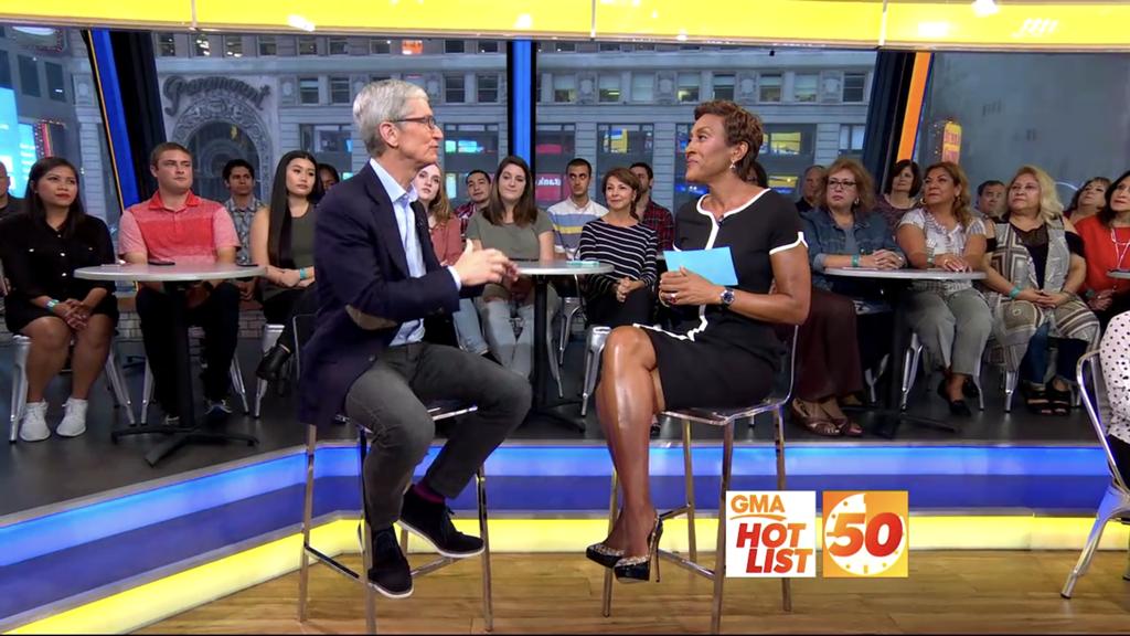 alt="Tim Cook on GMA"