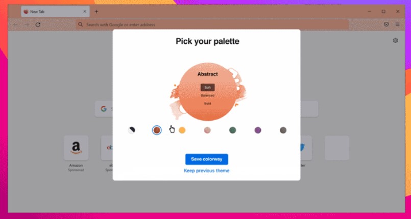 Firefox 94 เพิ่มฟีเจอร์ Colorway เปลี่ยนสีเบราว์เซอร์ได้ แต่อย่าเรียกมันว่า ธีม | Blognone Firefox 94 เพิ่มฟีเจอร์ Colorway เปลี่ยนสีเบราว์เซอร์ได้ แต่อย่าเรียกมันว่า ธีม | Blognone