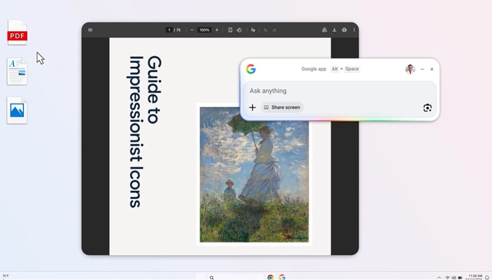 Google app for desktop แอปค้นหาข้อมูลแบบทันใจใน Windows เปิดให้ดาวน์โหลดทั่วไปแล้ว