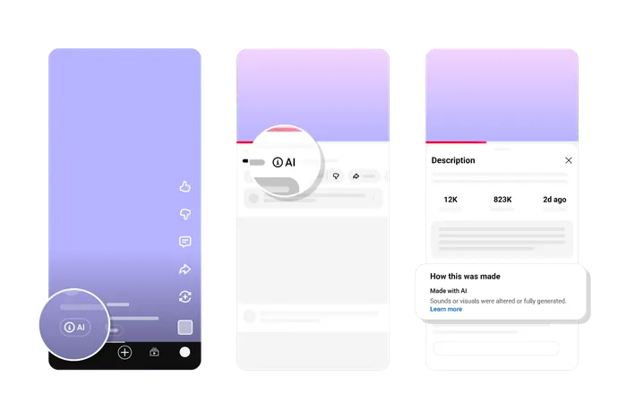 YouTube เริ่มตรวจจับวิดีโอใช้ AI แปะป้ายแจ้งเตือนให้เอง