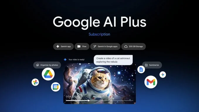 แพ็คเกจ Google AI Plus เพิ่มสตอเรจจาก 200GB เป็น 400GB ราคา 189 บาทต่อเดือนเท่าเดิม